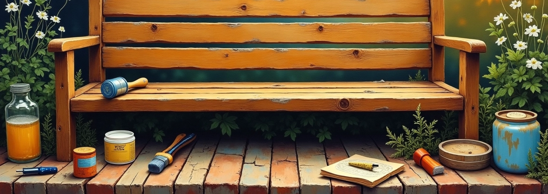 Entretenir un banc en bois
