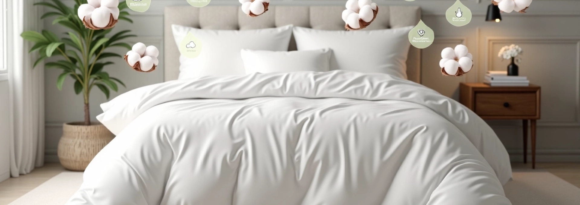 housse de couette en coton